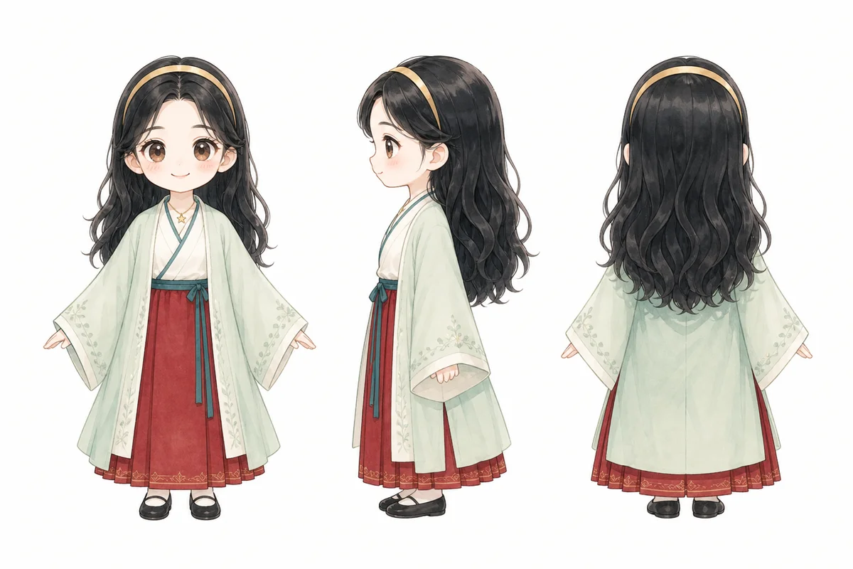 迷你少女汉服